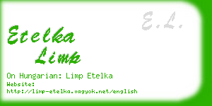 etelka limp business card